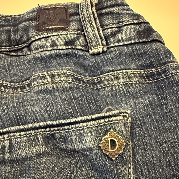 Democracy Dark Blue Straight Leg Jeans - Picture 2 of 4